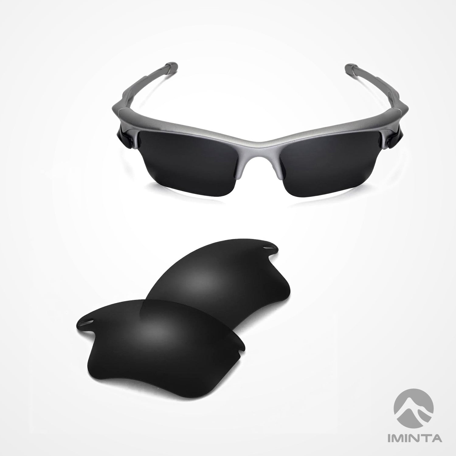 IMINTA Oakley Fast Jacket XL Black ##black black--fortivue-polarized