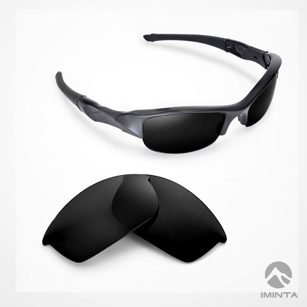 IMINTA Oakley Flak Jacket Black ##black black--claritec-polarized black--non-polarized black--polarized