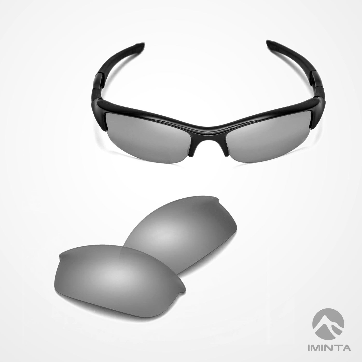 IMINTA Oakley Flak Jacket Titanium ##titanium titanium--fortivue-polarized