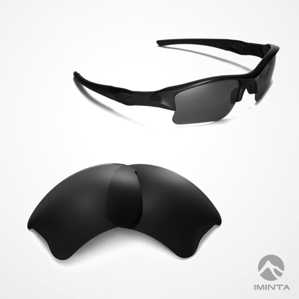 IMINTA Oakley Flak Jacket XLJ Black ##black black--claritec-polarized black--non-polarized black--polarized