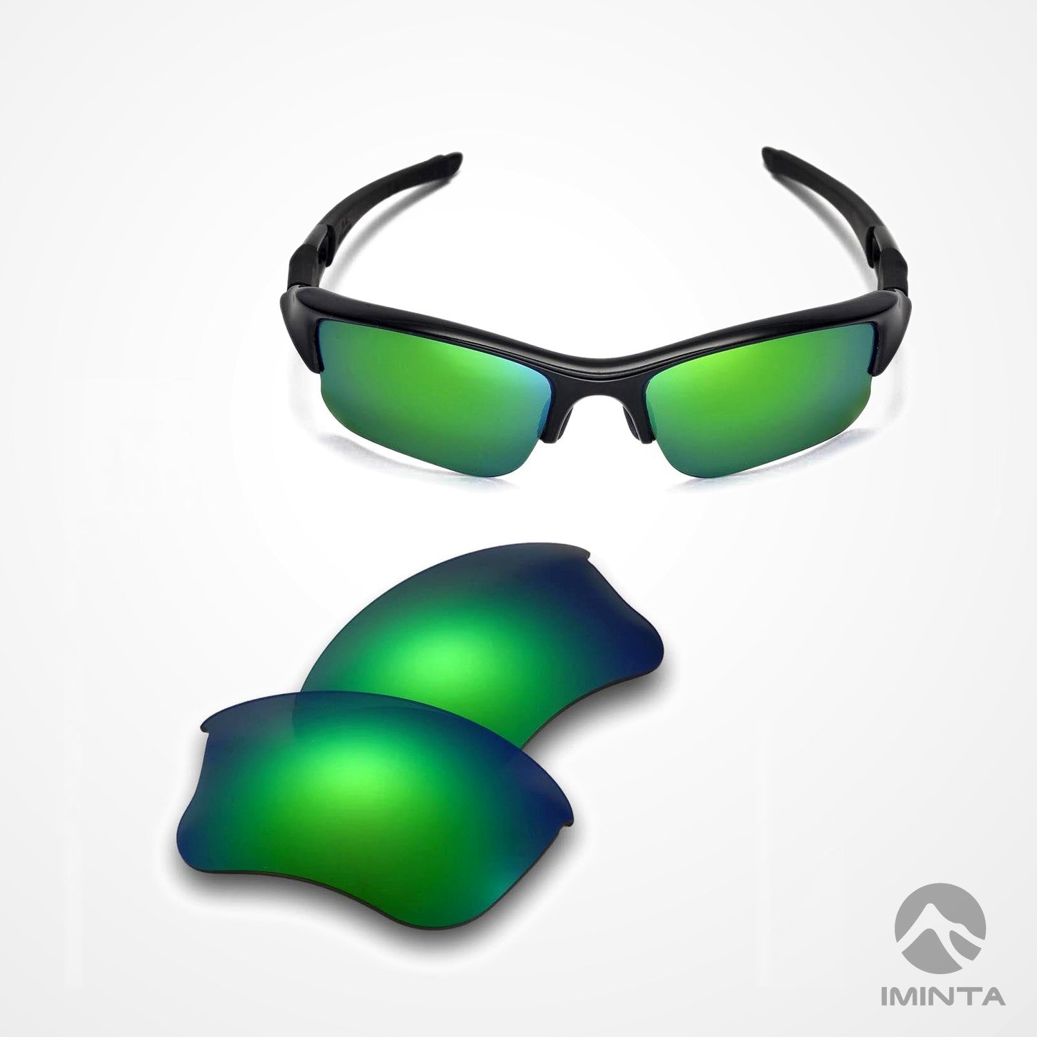 IMINTA Oakley Flak Jacket XLJ Emerald Green ##emerald-green emerald-green--fortivue-polarized