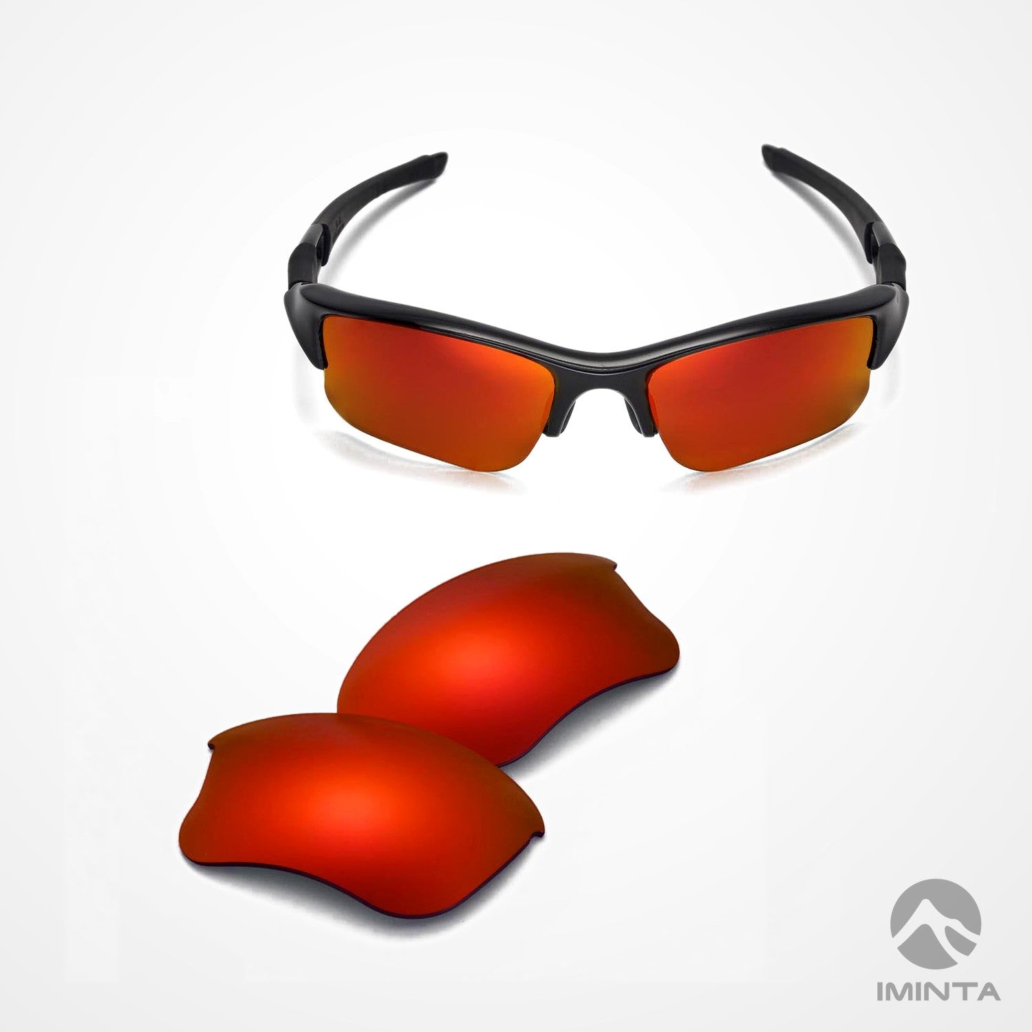 IMINTA Oakley Flak Jacket XLJ Fire Red ##fire-red fire-red--fortivue-polarized