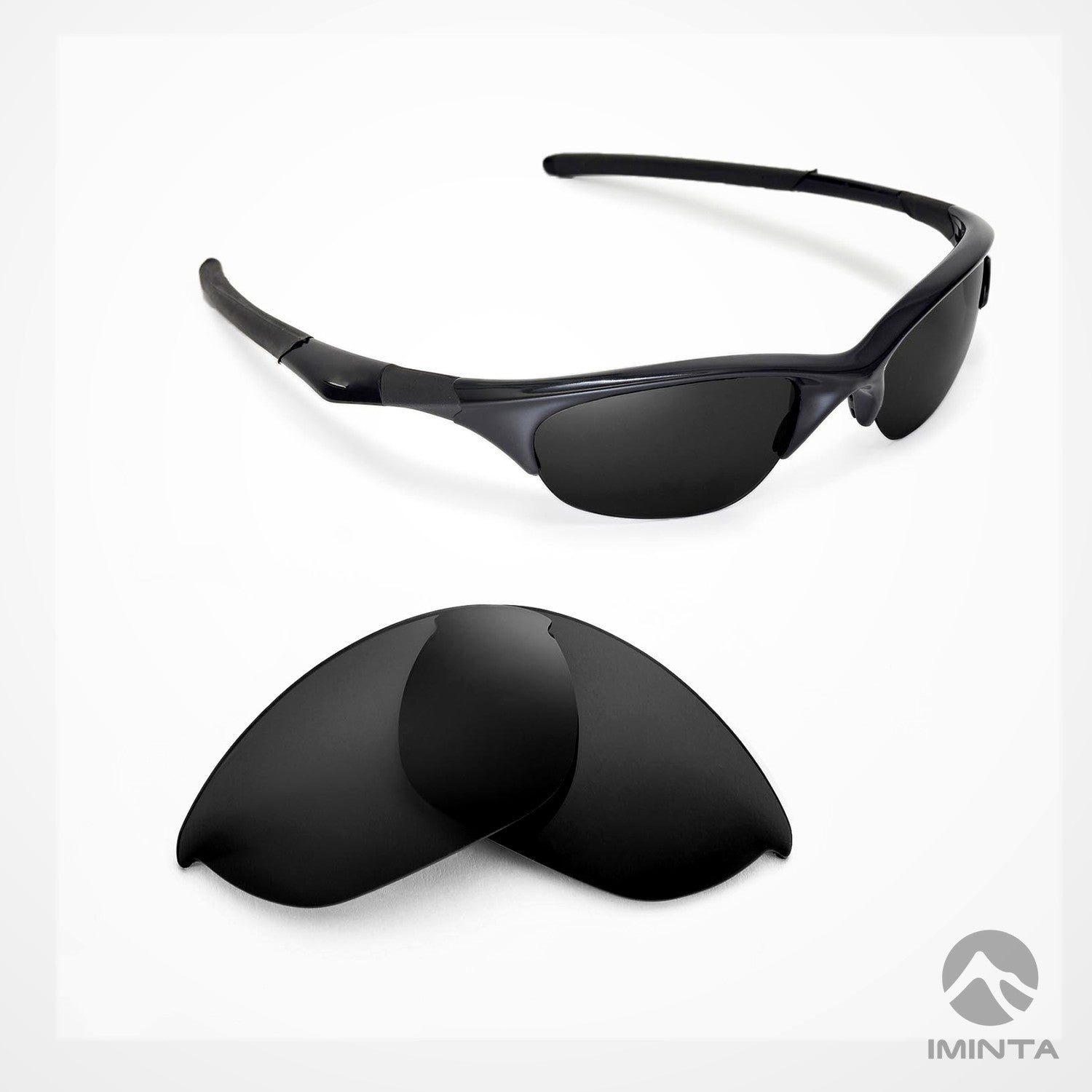 IMINTA Oakley Half Jacket Black ##black black--claritec-polarized black--non-polarized black--polarized