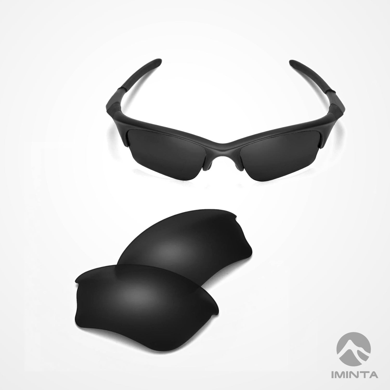 IMINTA Oakley Half Jacket XLJ Black ##black black--fortivue-polarized