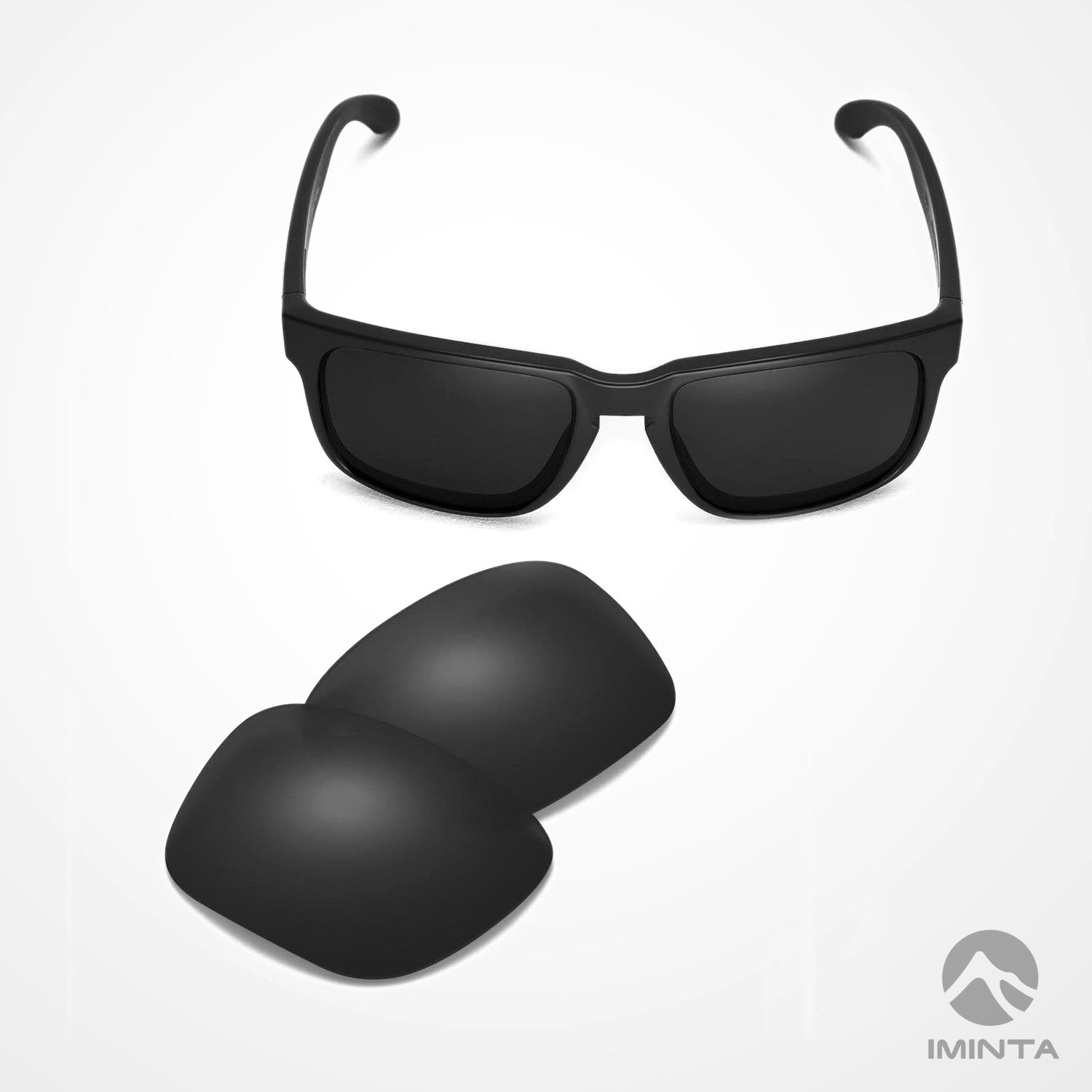 IMINTA Oakley Holbrook Black ##black black--fortivue-polarized