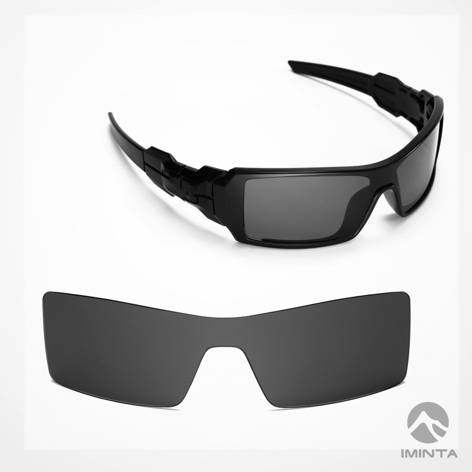 IMINTA Oakley Oil Rig II Black ##black black--non-polarized black--polarized