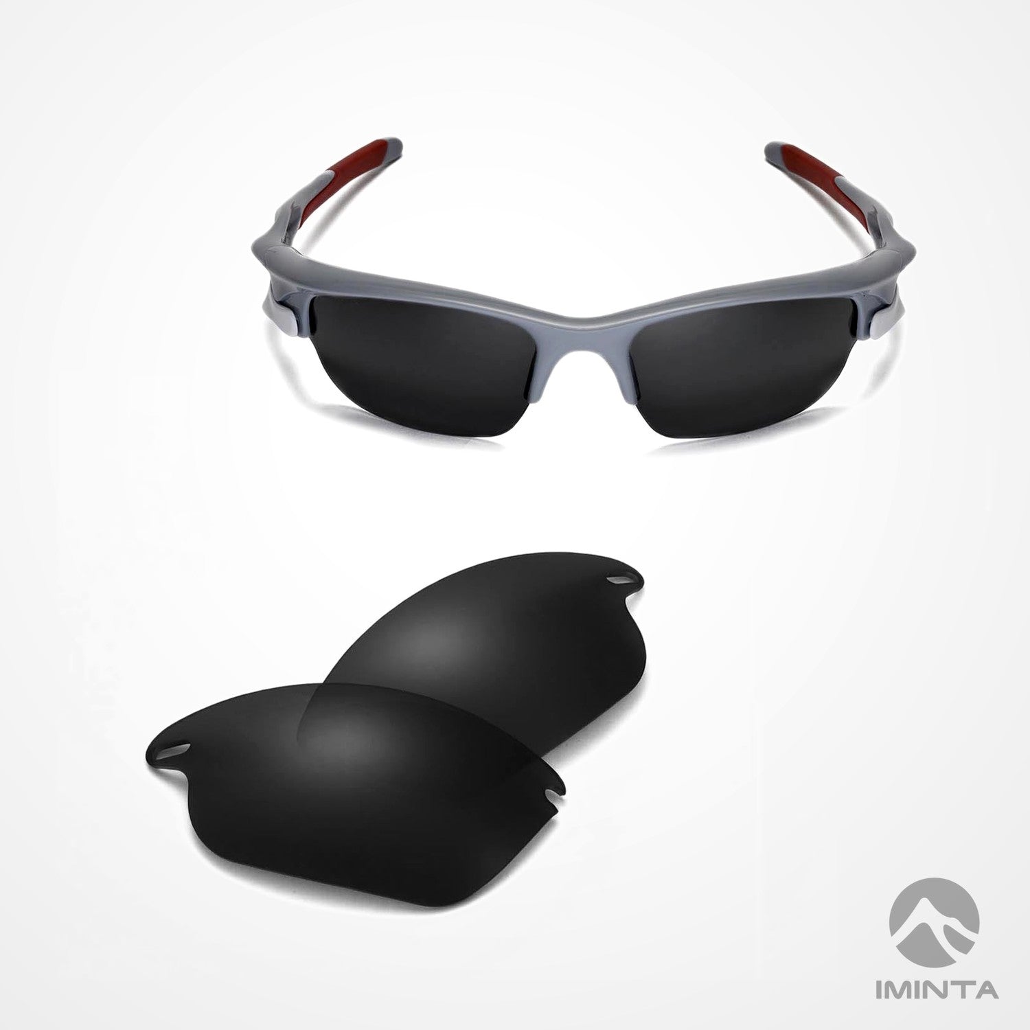 IMINTA Oakley Fast Jacket Black ##black black--fortivue-polarized