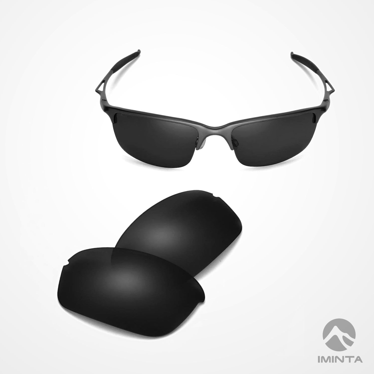 IMINTA Oakley Half Wire 2.0 Black ##black black--fortivue-polarized