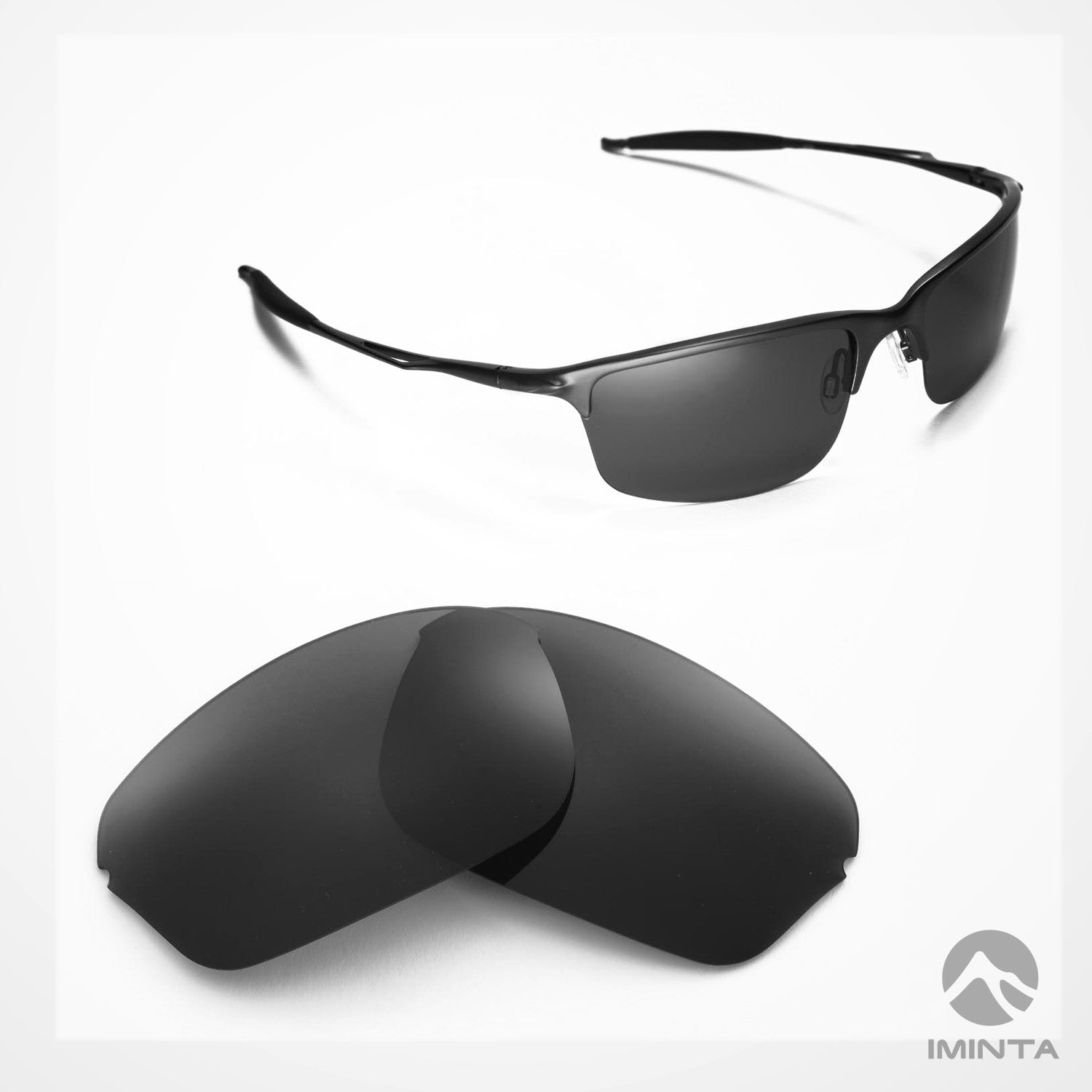 IMINTA Oakley Half Wire 2.0 Black ##black black--non-polarized black--polarized