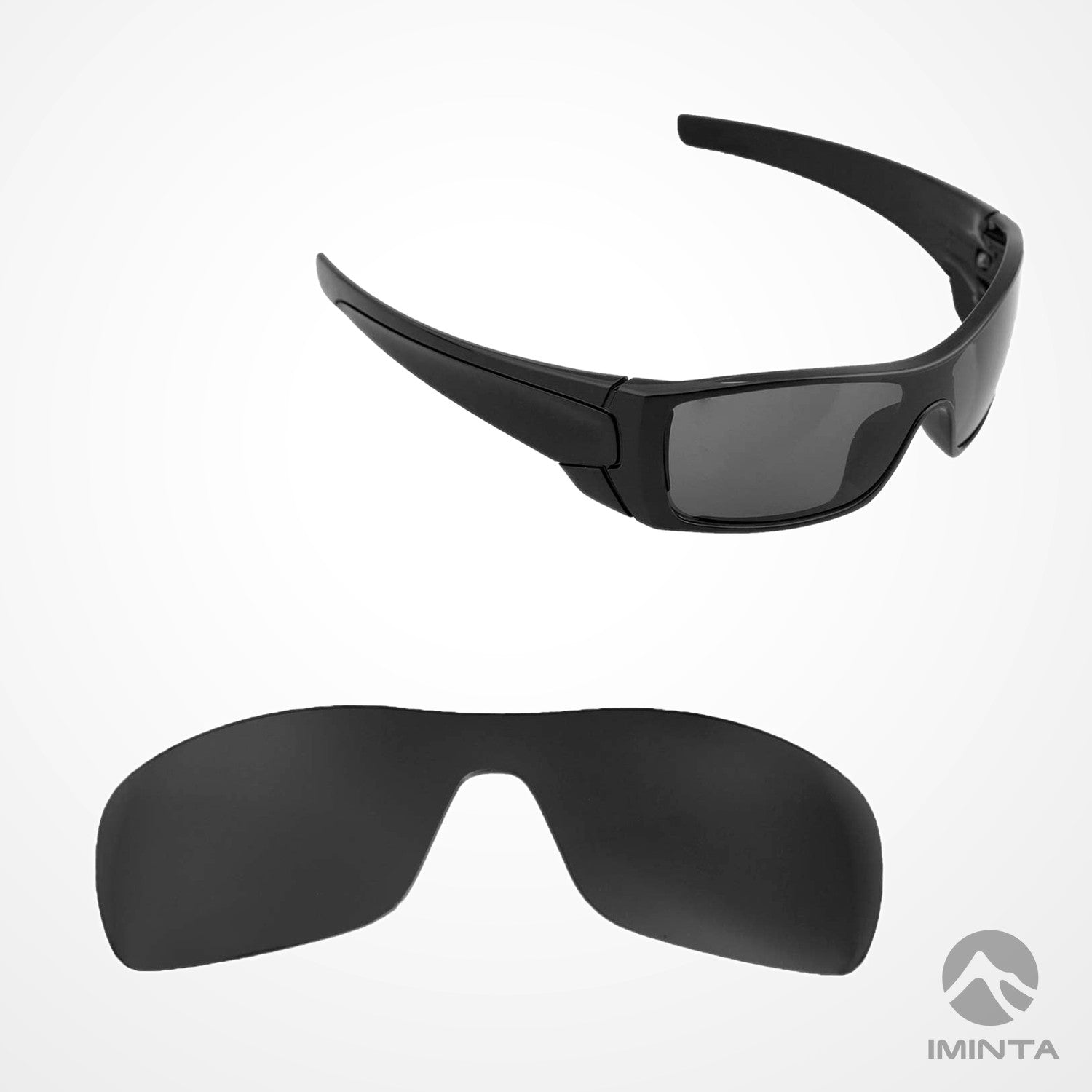 IMINTA Oakley Batwolf Black ##black black--fortivue-polarized