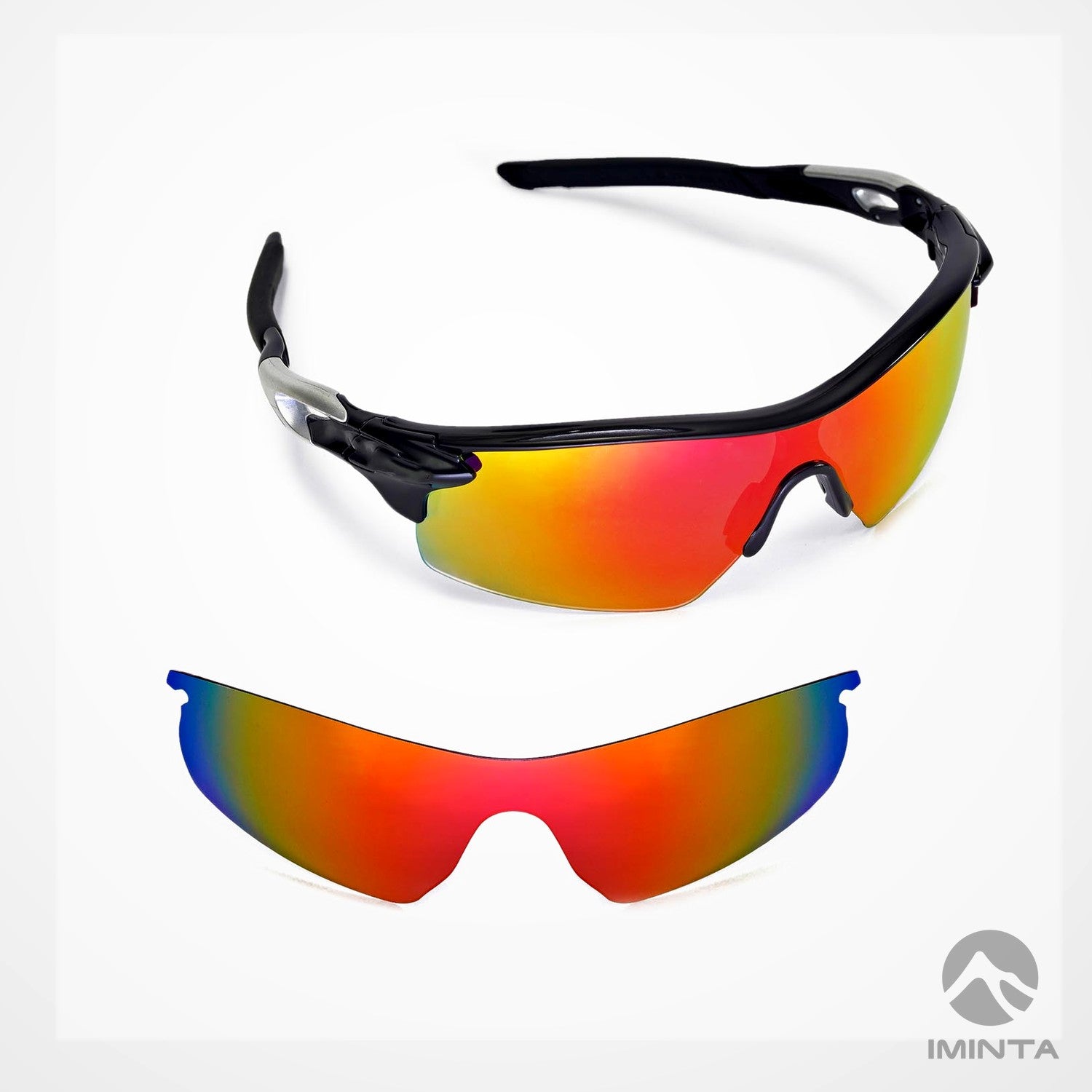 IMINTA Oakley RadarLock Pitch Fire Red ##fire-red