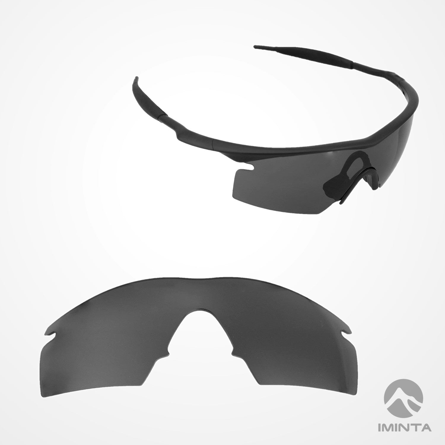 IMINTA Oakley M Frame Strike Black ##black black--fortivue-polarized