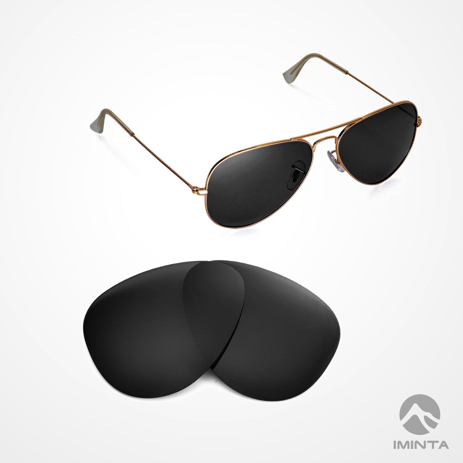 IMINTA Ray-Ban Aviator RB3025 Black ##black