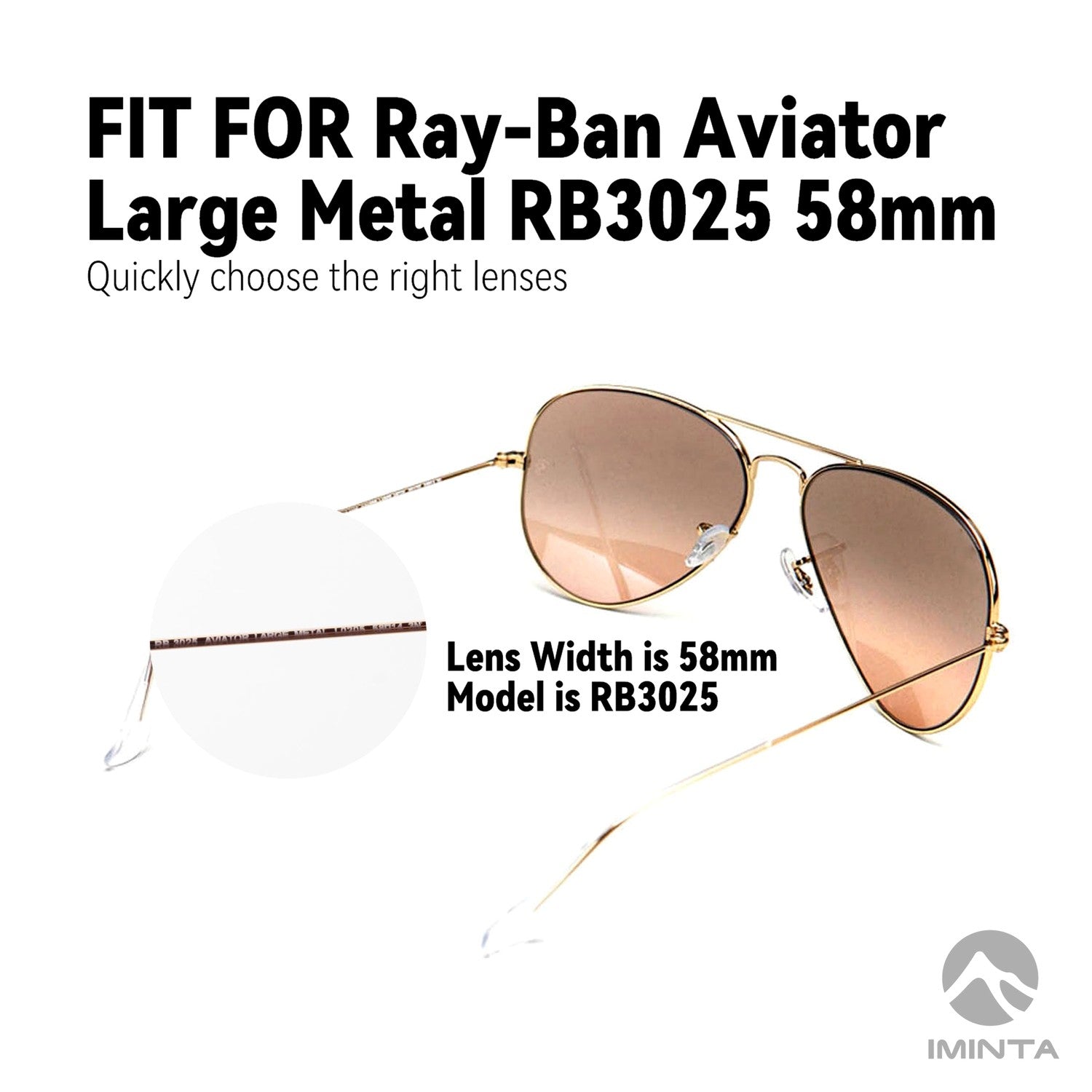 IMINTA Ray-Ban Aviator RB3025 ##shared