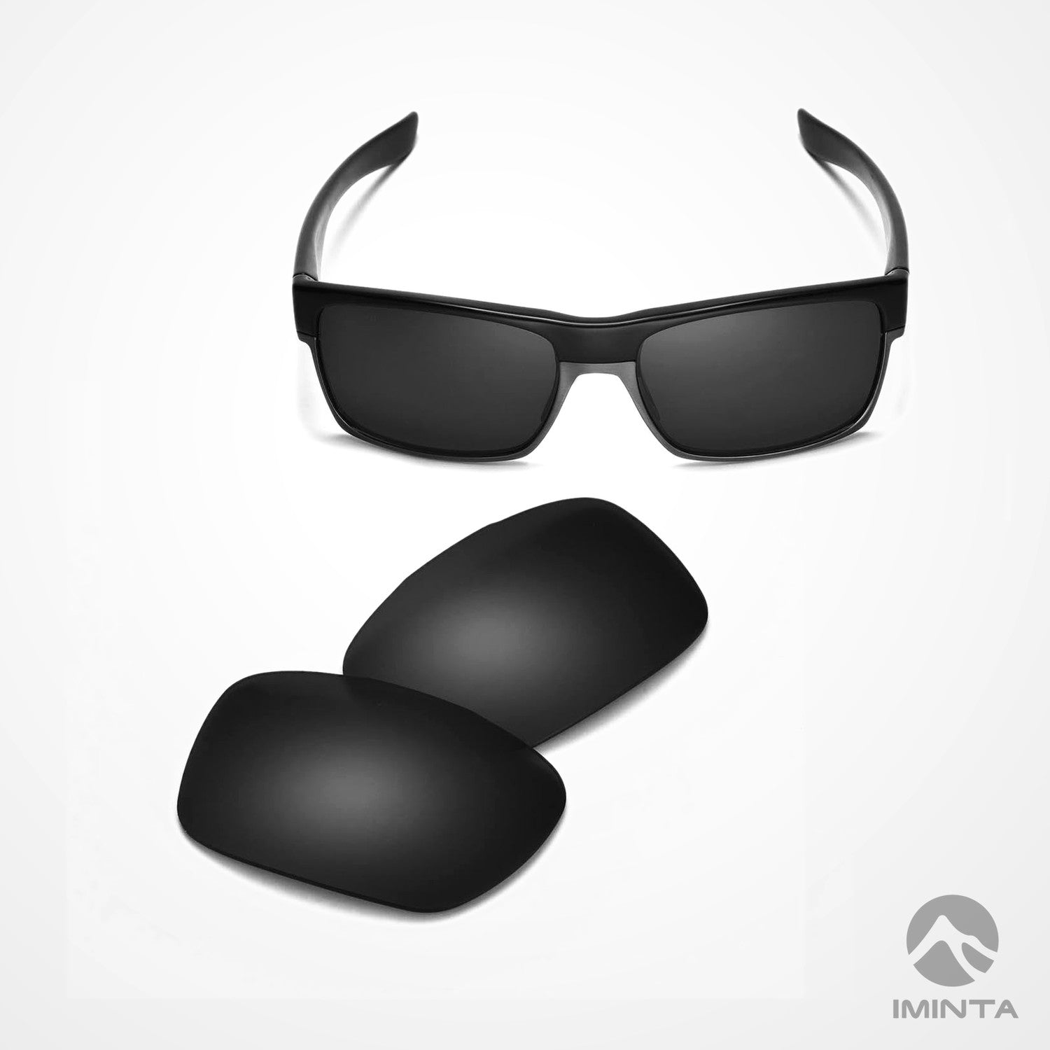 IMINTA Oakley TwoFace Black ##black black--fortivue-polarized