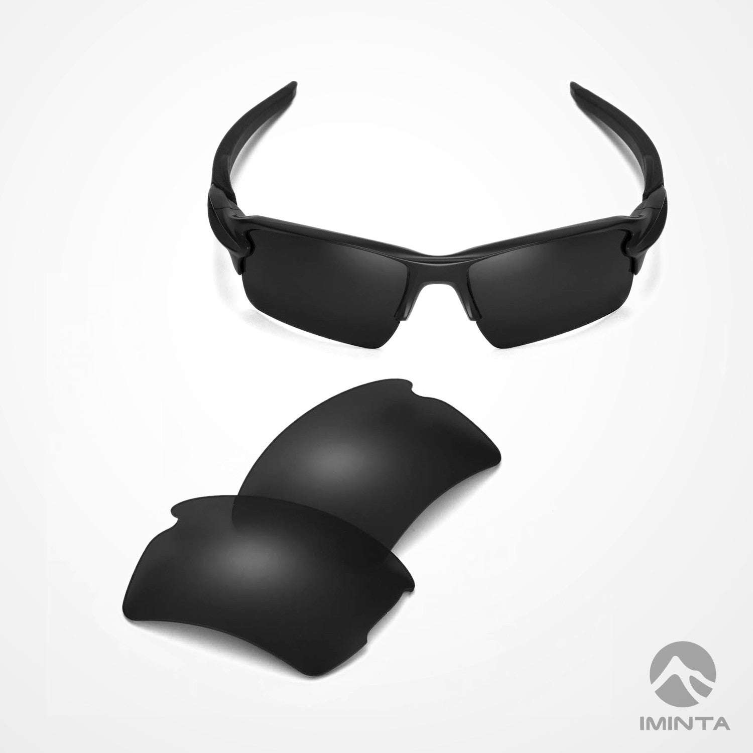 IMINTA Oakley Flak 2.0 XL Black ##black black--fortivue-polarized