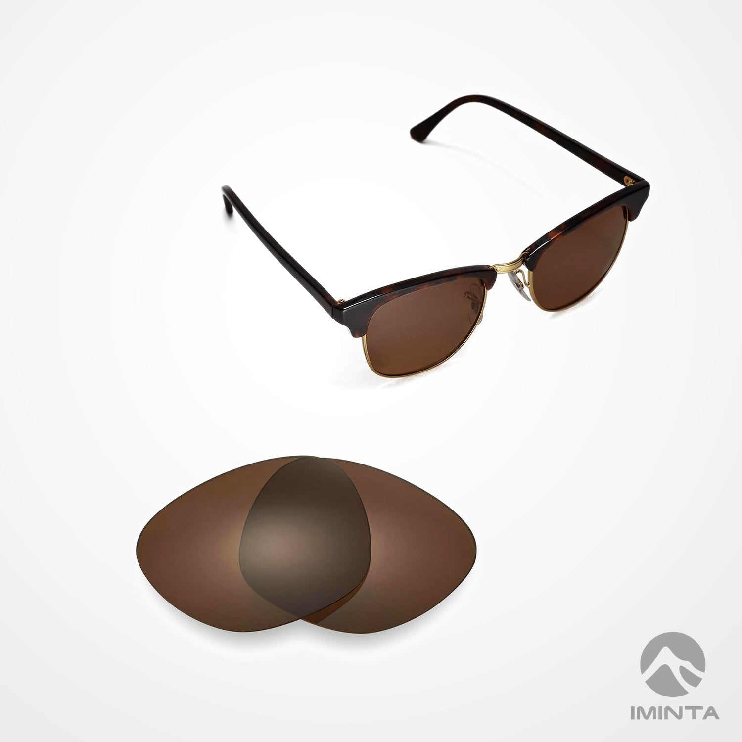 IMINTA Ray-Ban Clubmaster RB3016 Brown ##brown