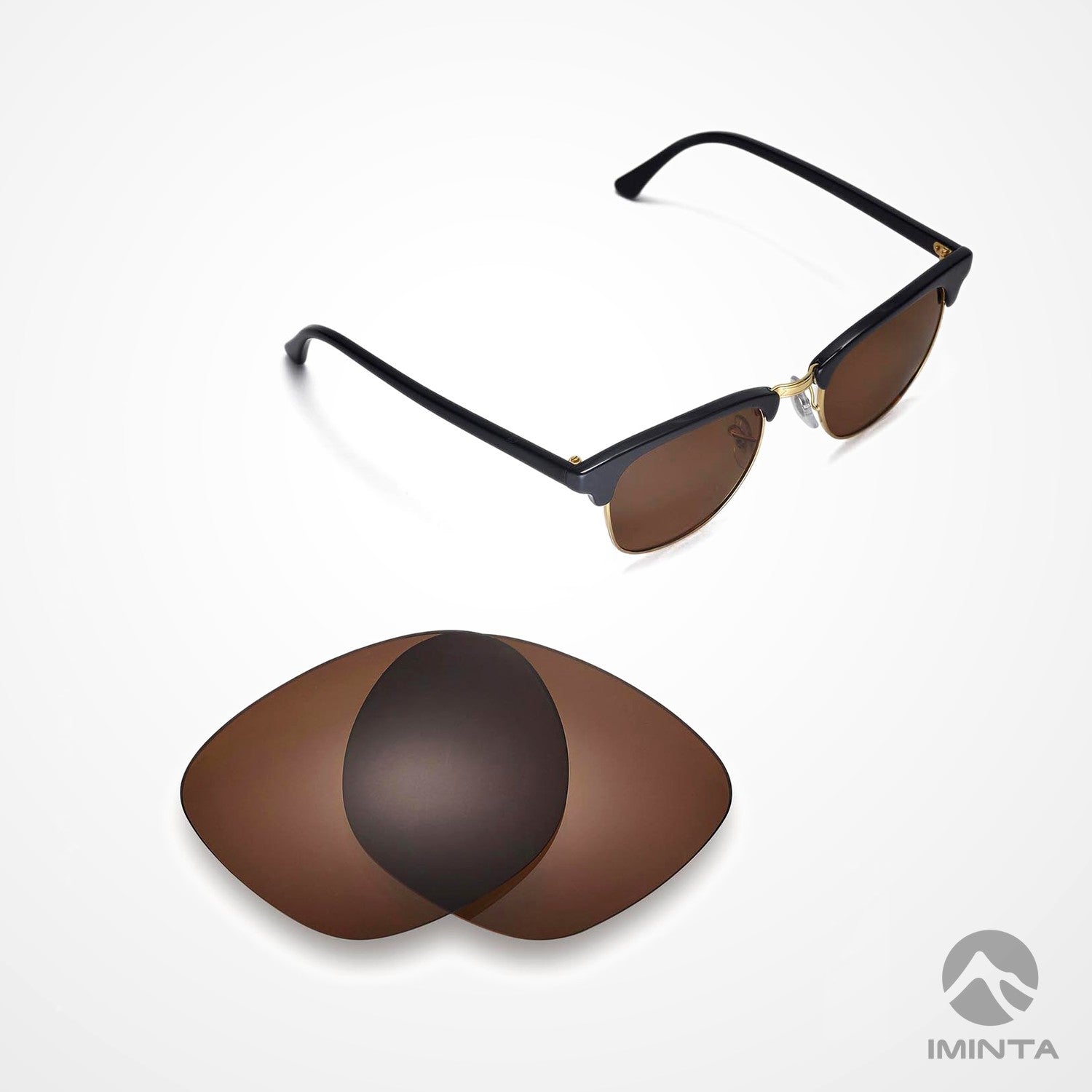IMINTA Ray-Ban Clubmaster RB3016 Brown ##brown
