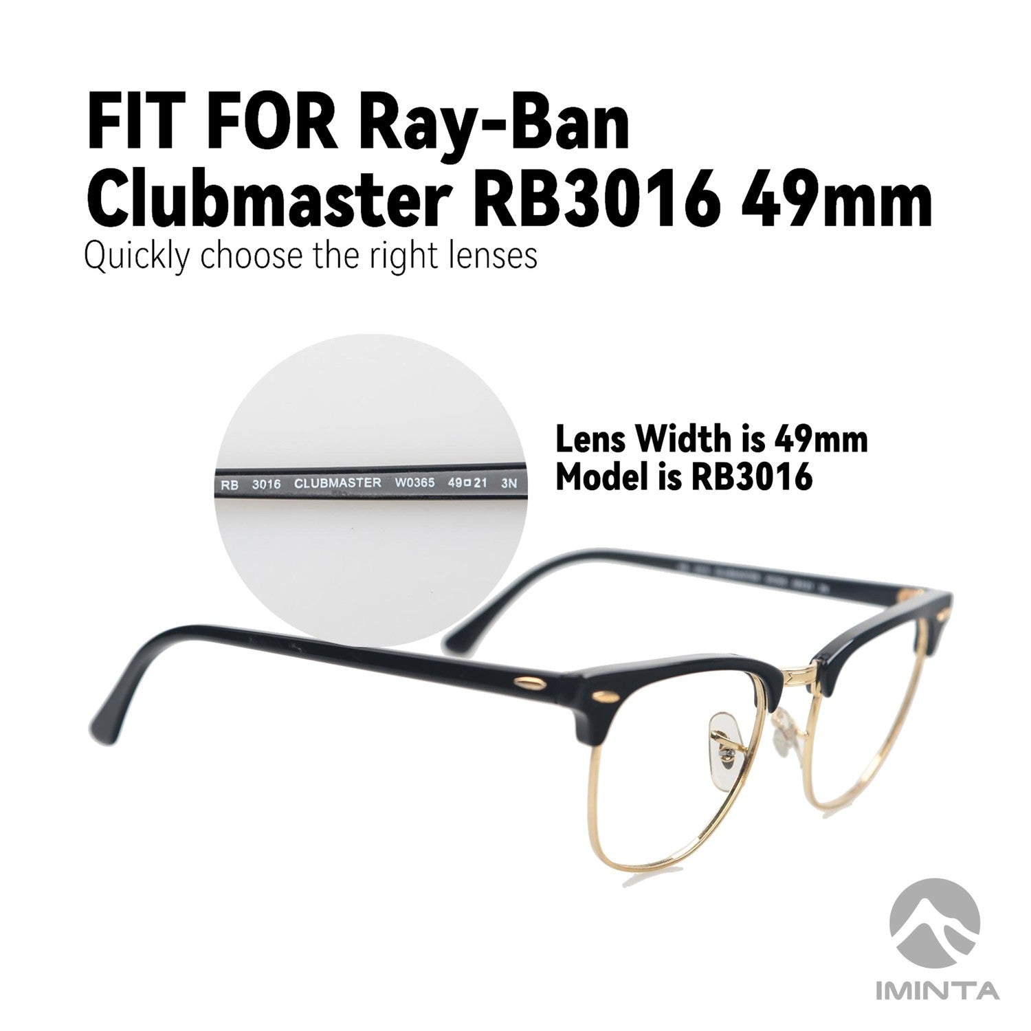 IMINTA Ray-Ban Clubmaster RB3016 ##shared