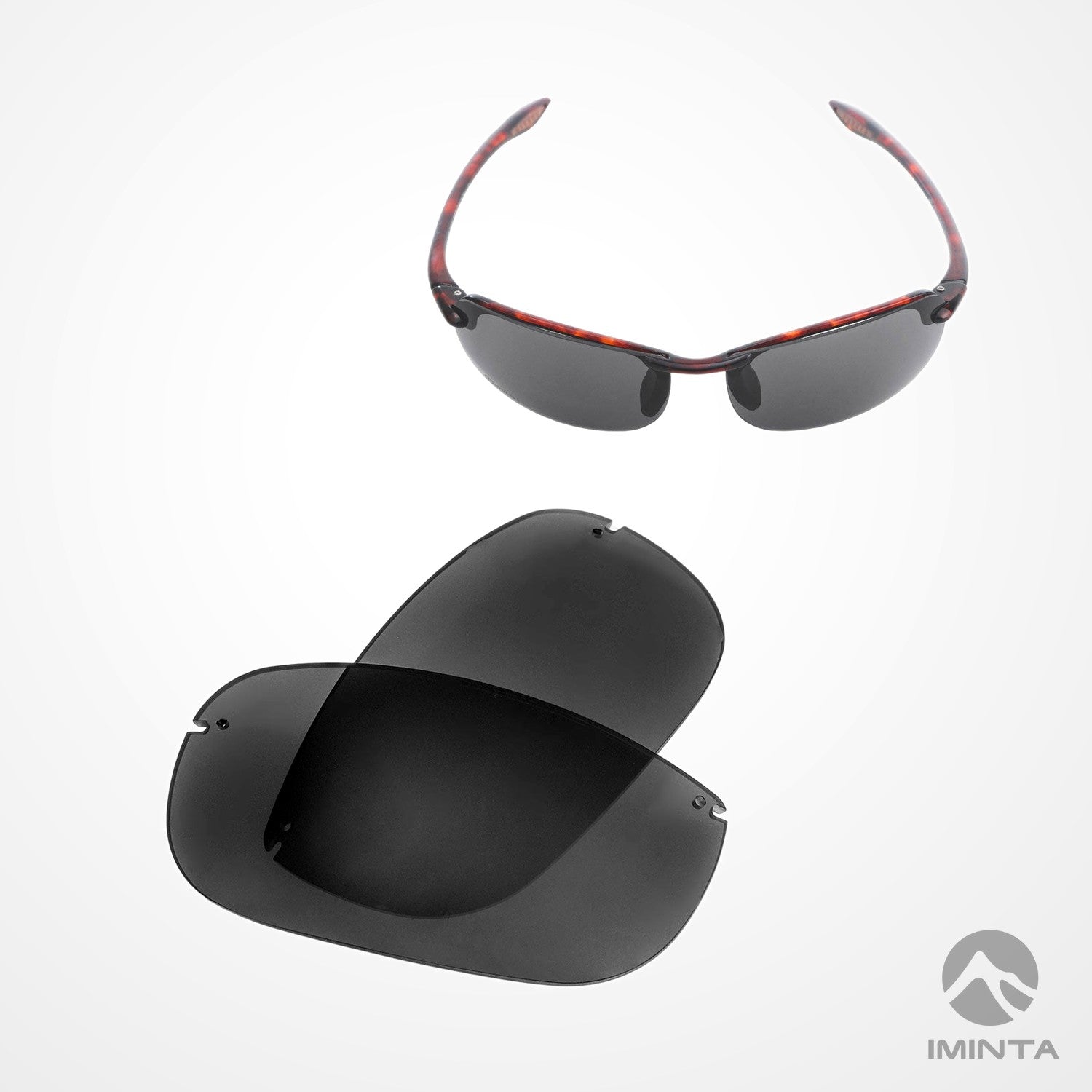 IMINTA Maui Jim Makaha Black ##black black--fortivue-polarized