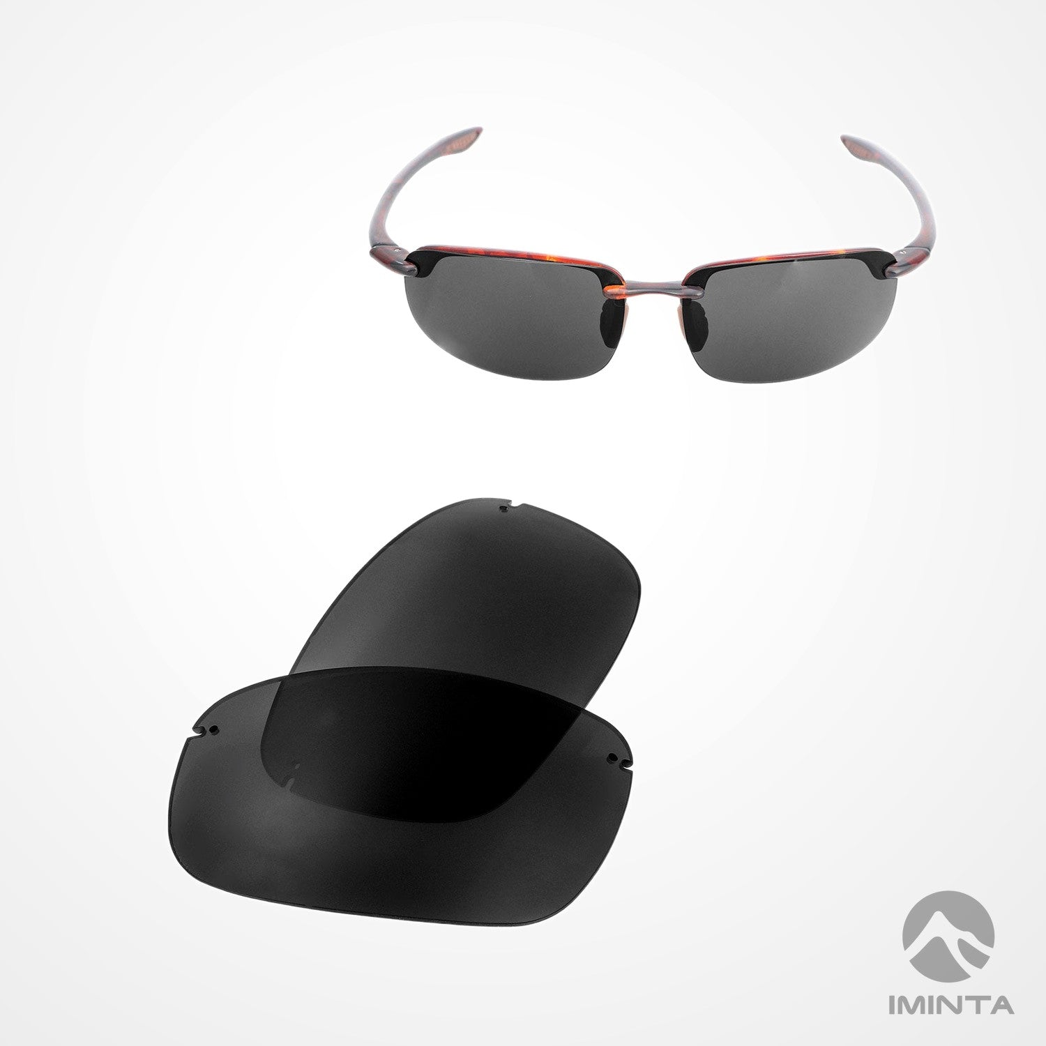 IMINTA Maui Jim Ho'okipa MJ407 Black ##black black--fortivue-polarized