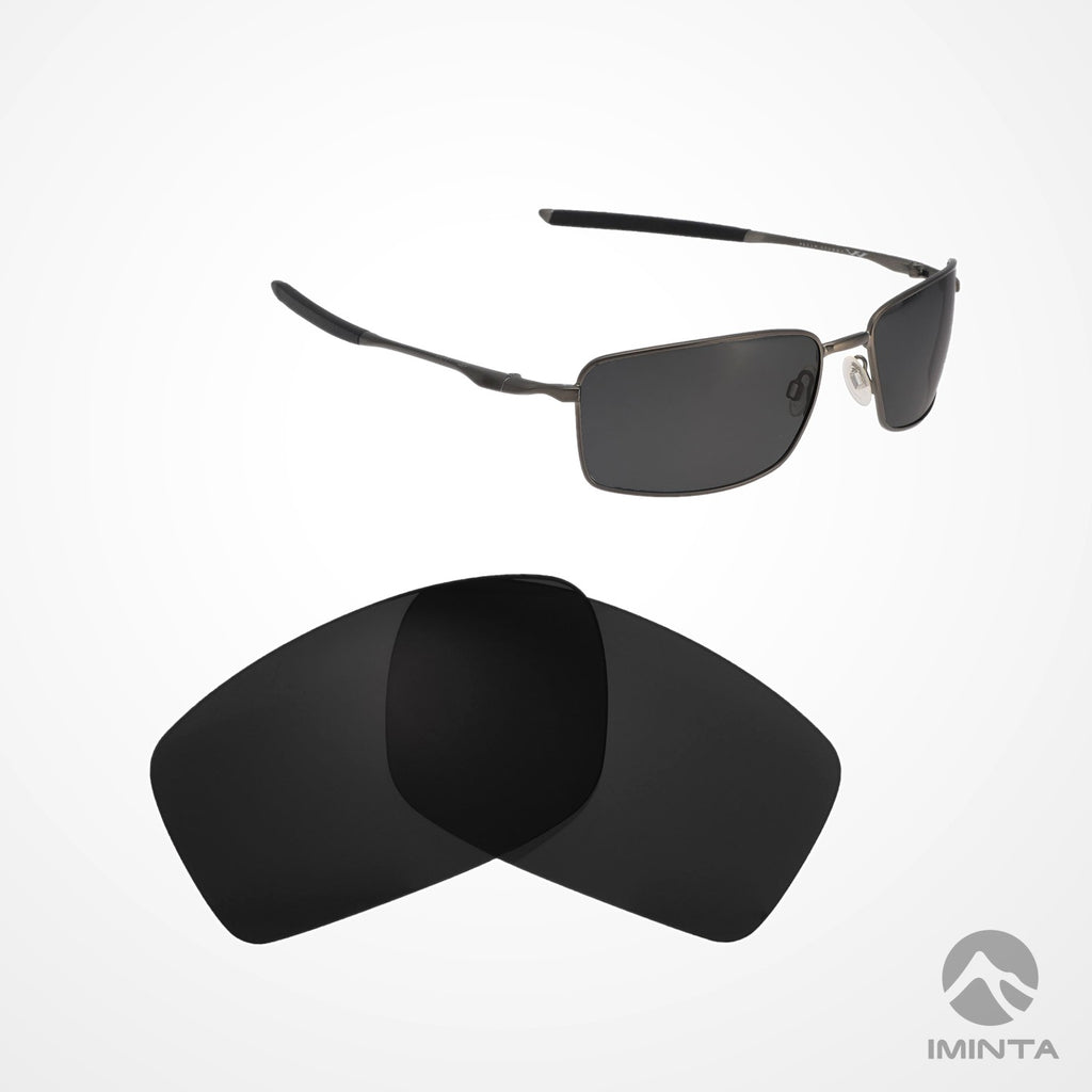 IMINTA Oakley Square Wire II Black ##black black--claritec-polarized black--non-polarized black--polarized