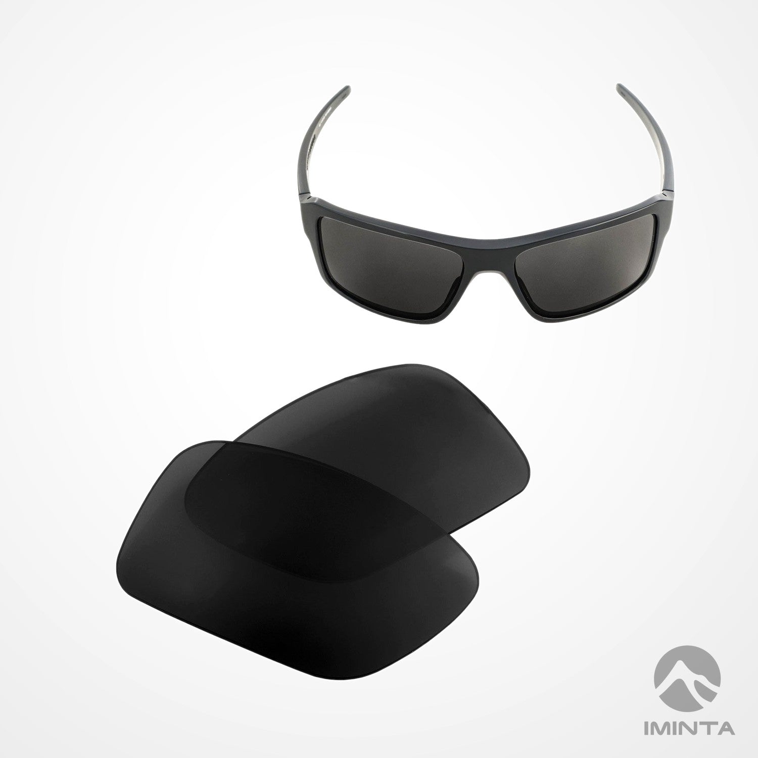 IMINTA Oakley Double Edge Black ##black black--fortivue-polarized
