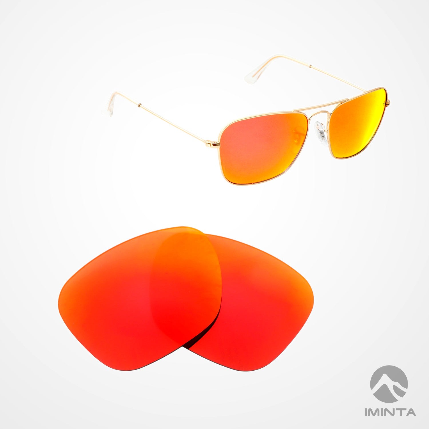 IMINTA Ray-Ban RB3136 Caravan Fire Red ##fire-red