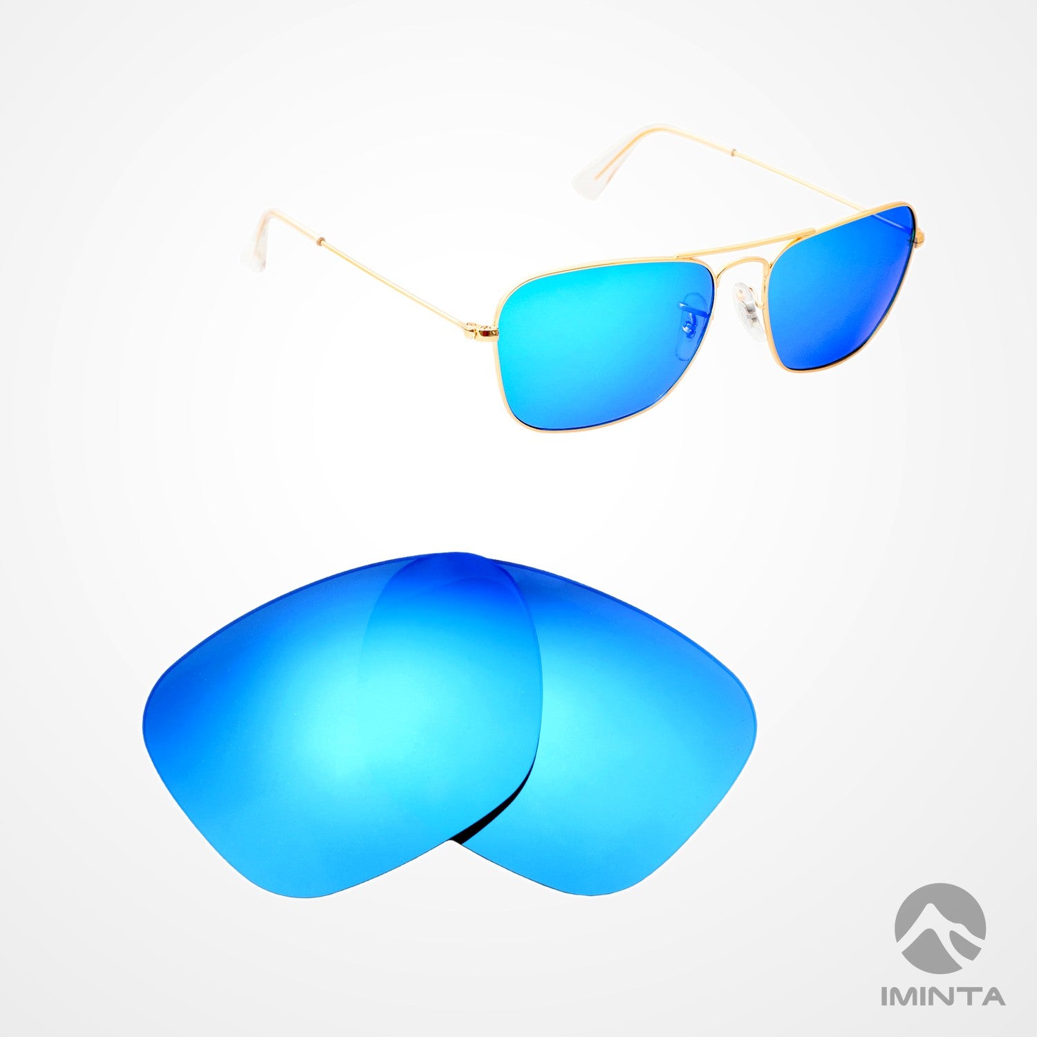 IMINTA Ray-Ban RB3136 Caravan Ice Blue ##ice-blue