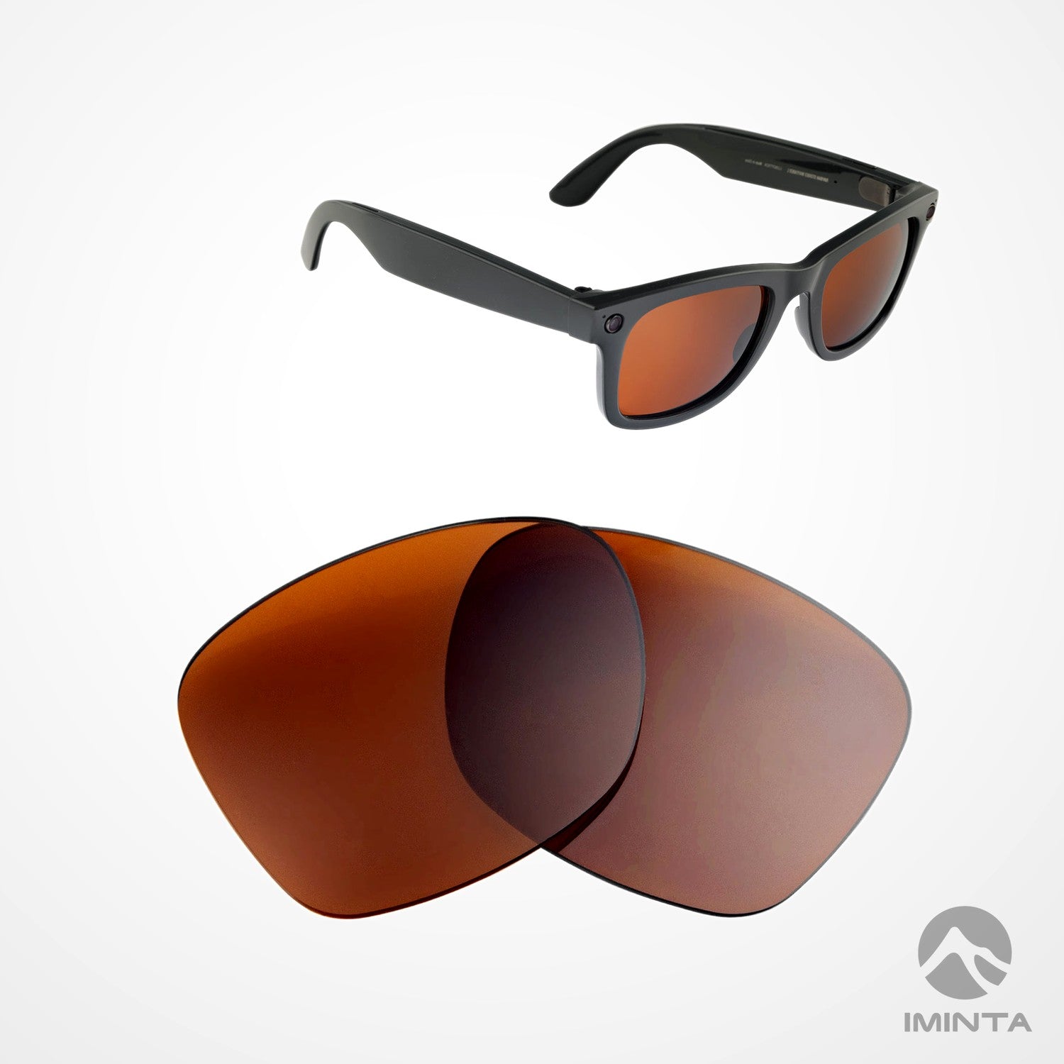 IMINTA Ray-Ban Stories Wayfarer RW4004 Brown ##brown