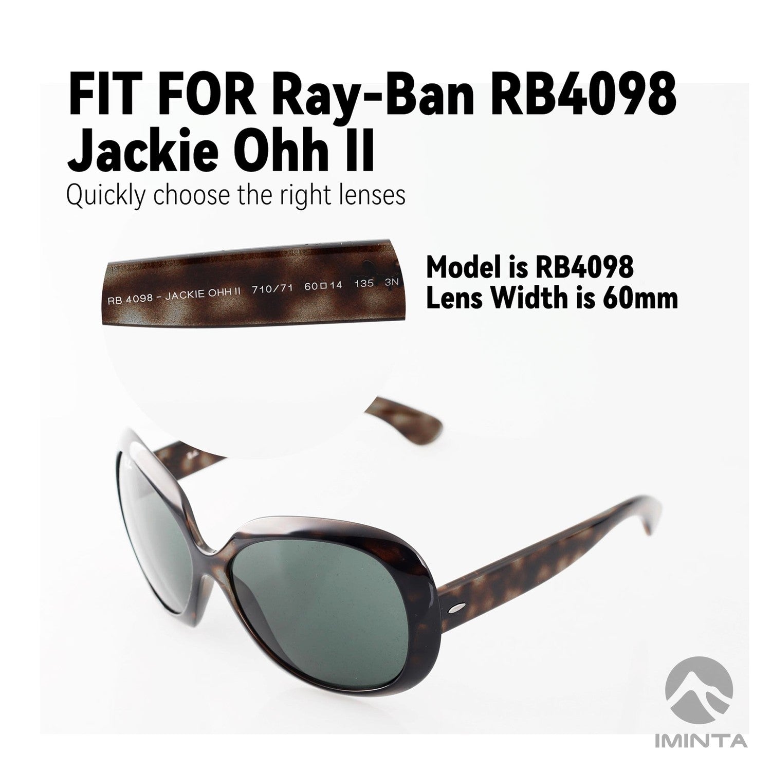 IMINTA Ray-Ban RB4098 Jackie Ohh II ##shared