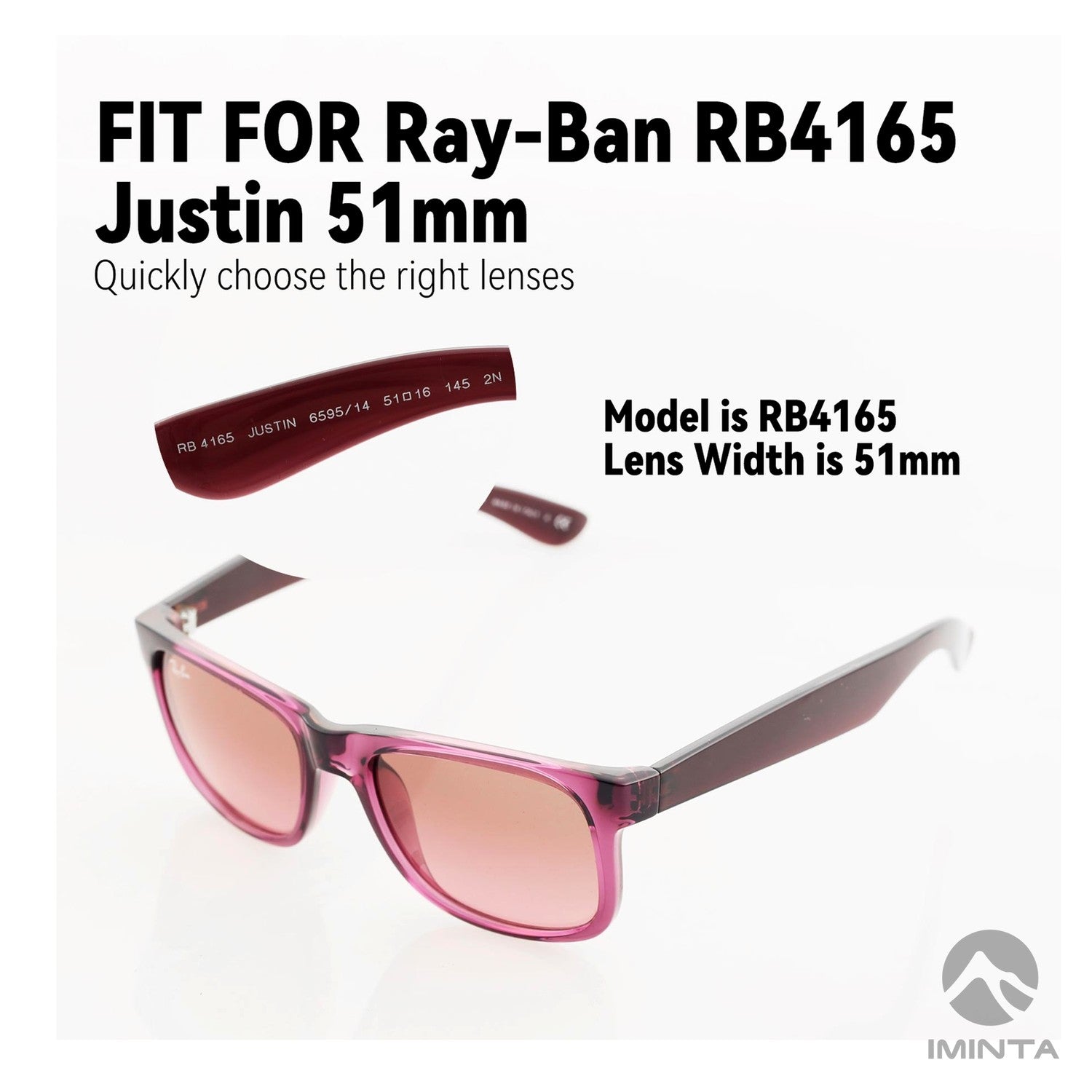IMINTA Ray-Ban RB4165 Justin ##shared