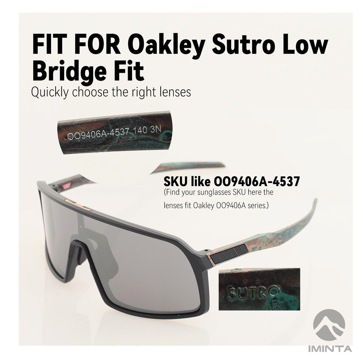 IMINTA Oakley Sutro Low Bridge Fit ##shared