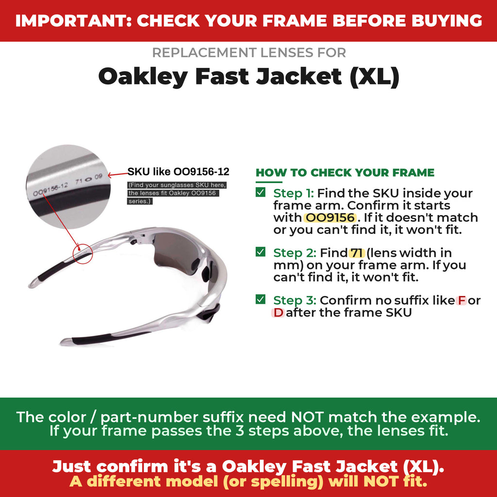 Verify your Oakley Fast Jacket (XL) frame##shared
