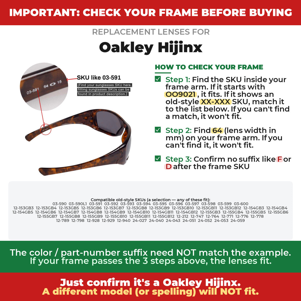 Verify your Oakley Hijinx frame##shared