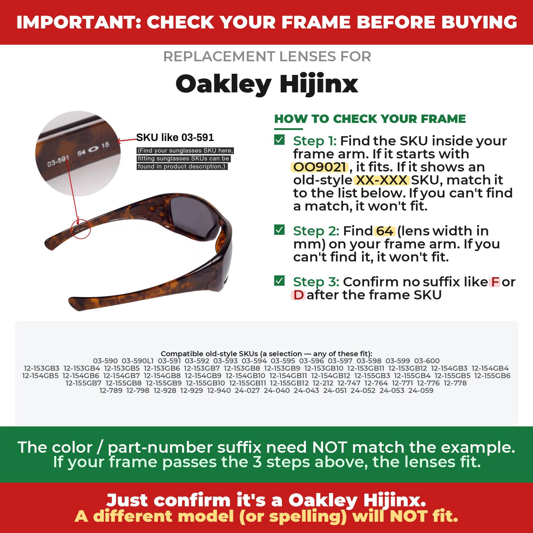 Verify your Oakley Hijinx frame##shared