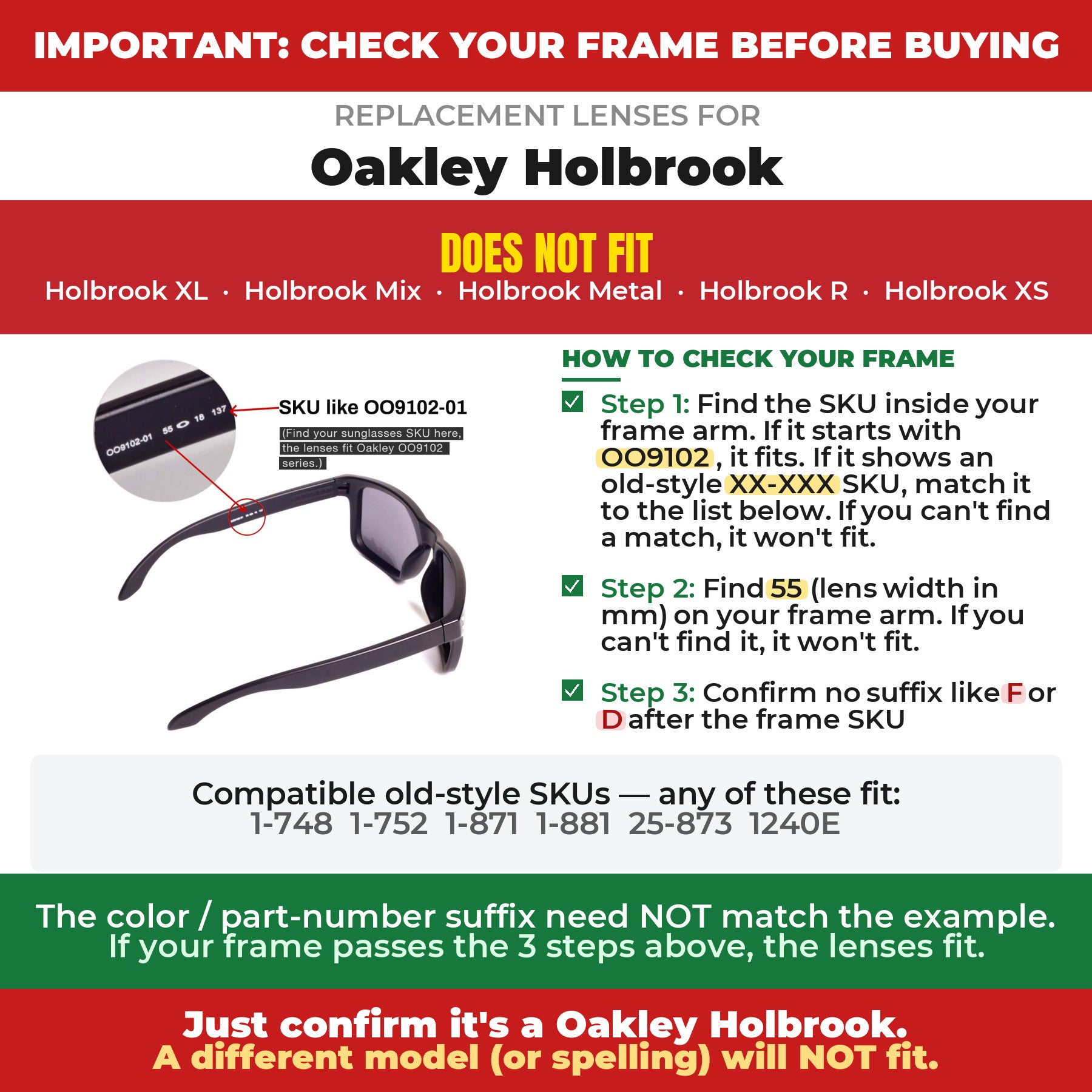 Verify your Oakley Holbrook frame##shared
