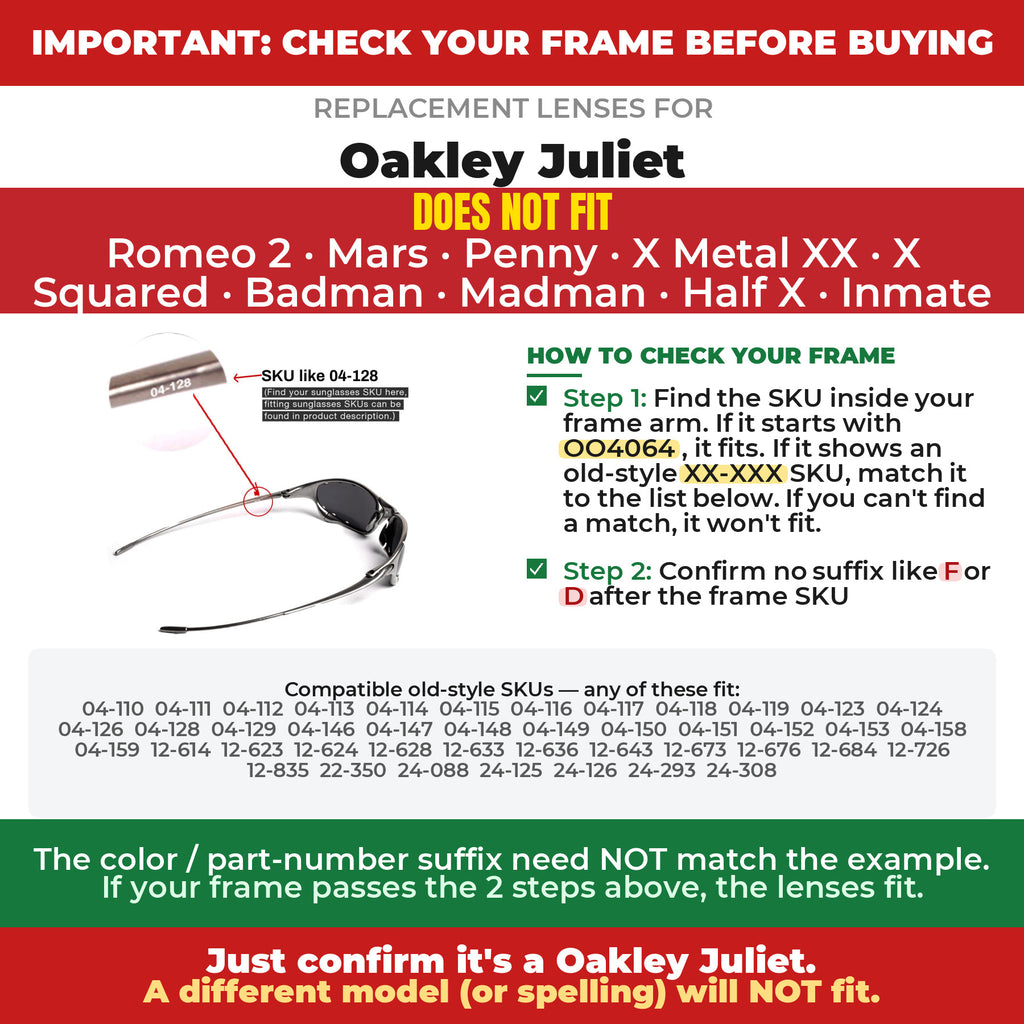 Verify your Oakley Juliet frame##shared