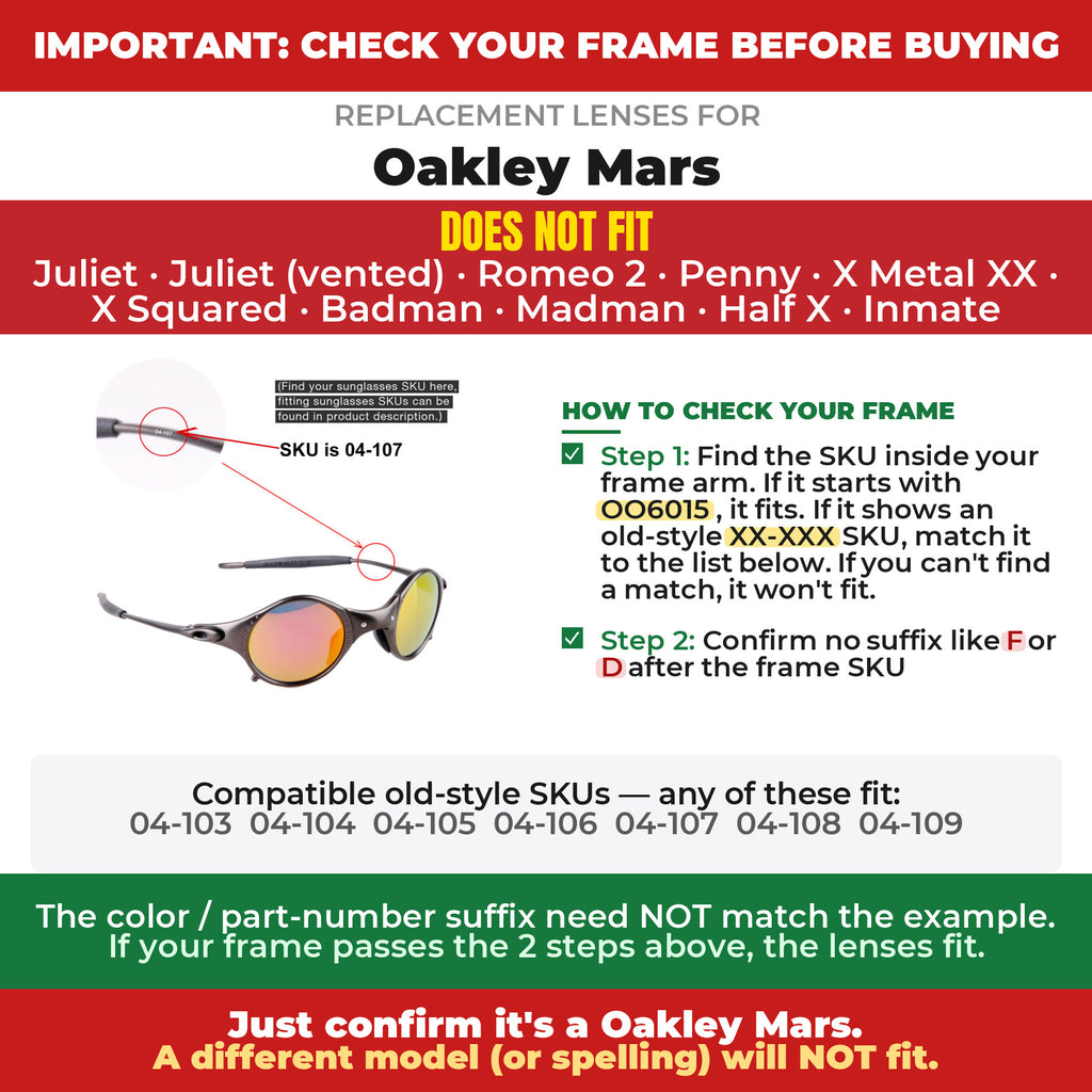Verify your Oakley Mars frame##shared