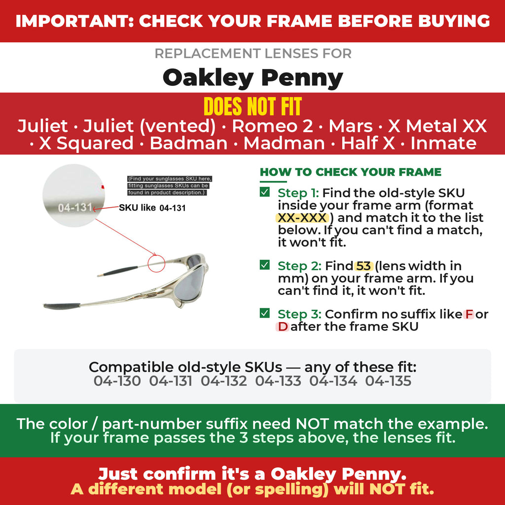Verify your Oakley Penny frame##shared