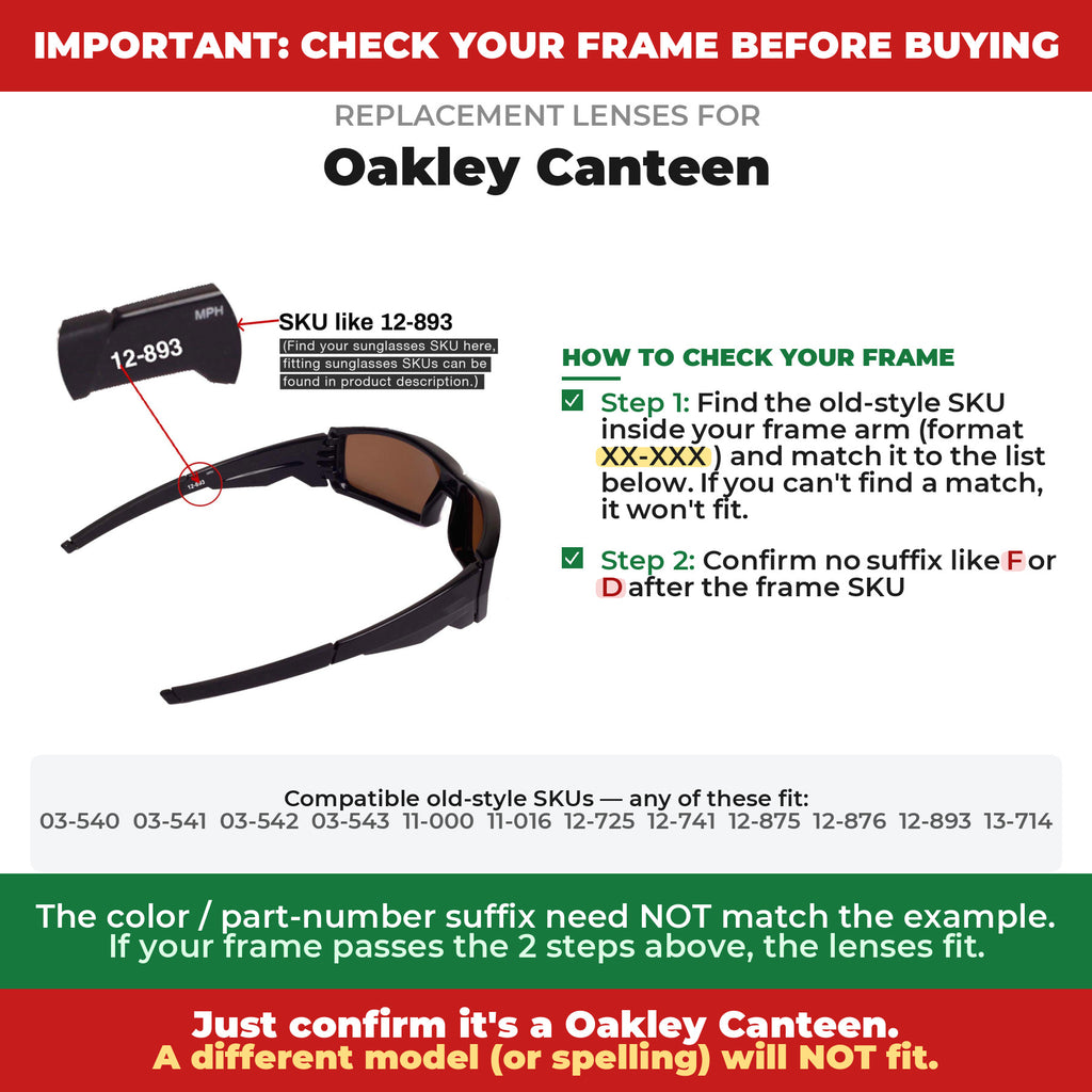 Verify your Oakley Canteen frame##shared