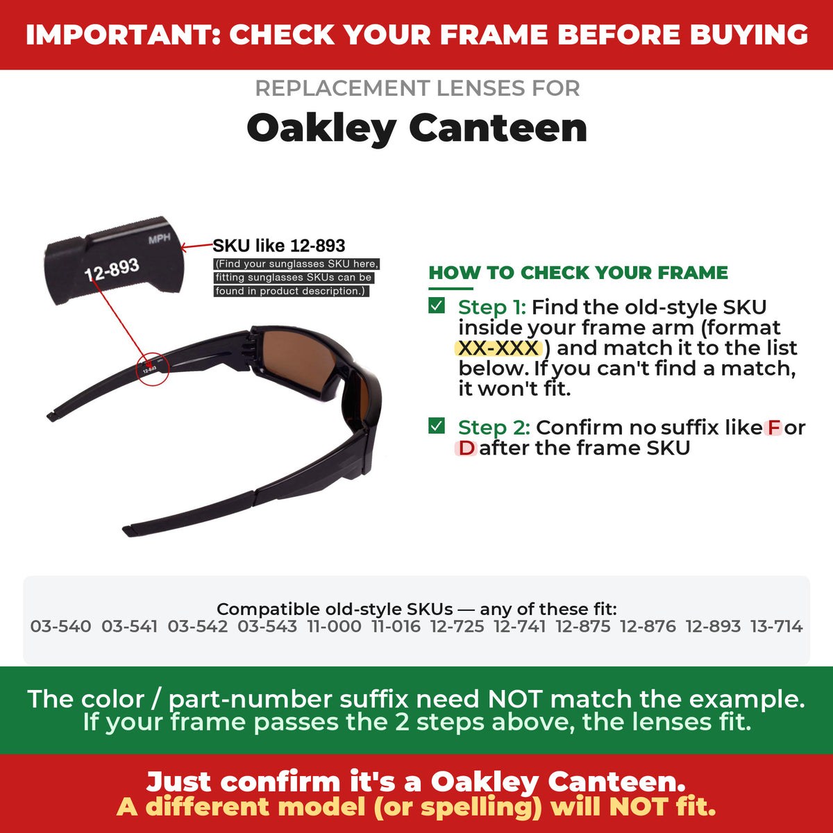 Verify your Oakley Canteen frame##shared
