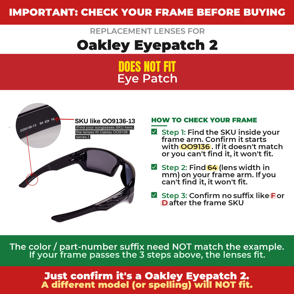 Verify your Oakley Eyepatch 2 frame##shared