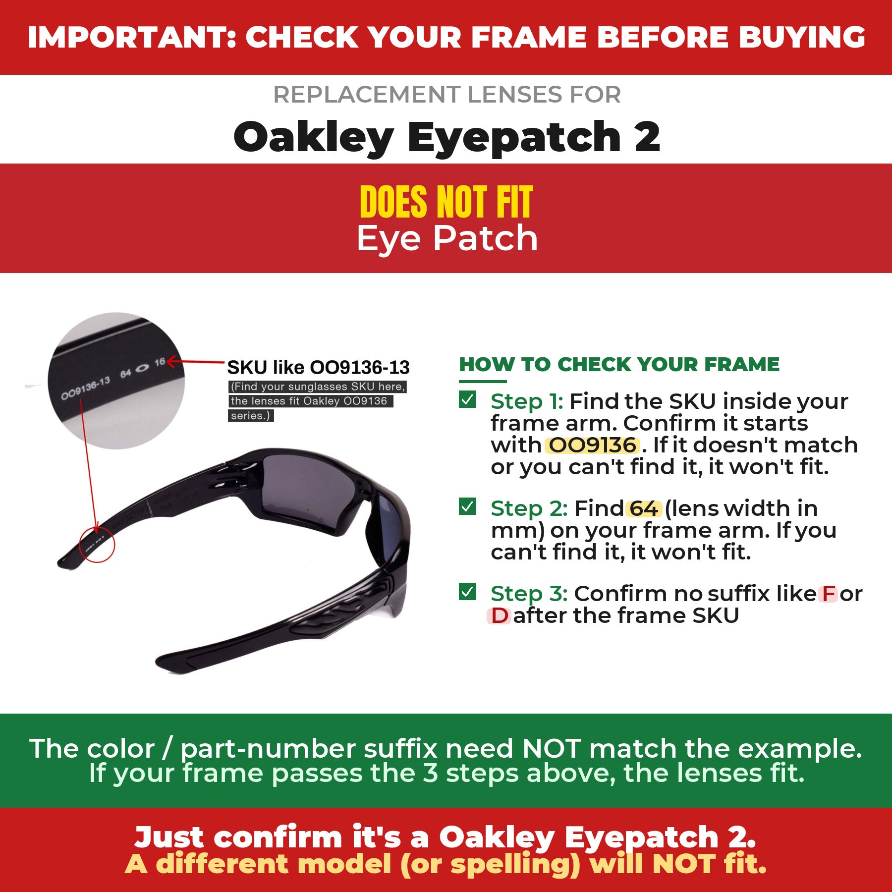 Verify your Oakley Eyepatch 2 frame##shared