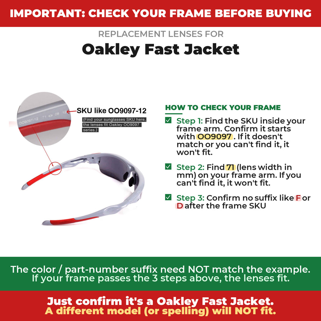 Verify your Oakley Fast Jacket frame##shared