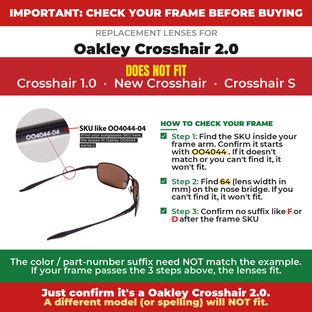 Verify your Oakley Crosshair 2.0 frame##shared