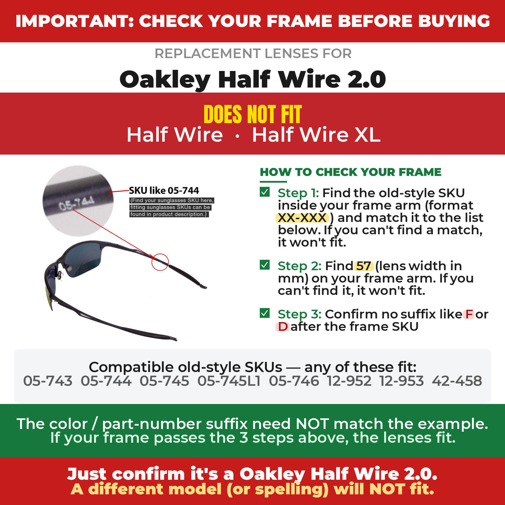 Verify your Oakley Half Wire 2.0 frame##shared