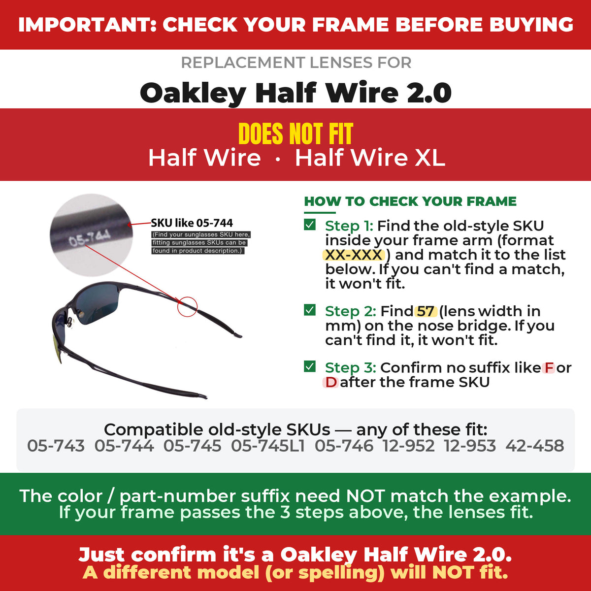 Verify your Oakley Half Wire 2.0 frame##shared