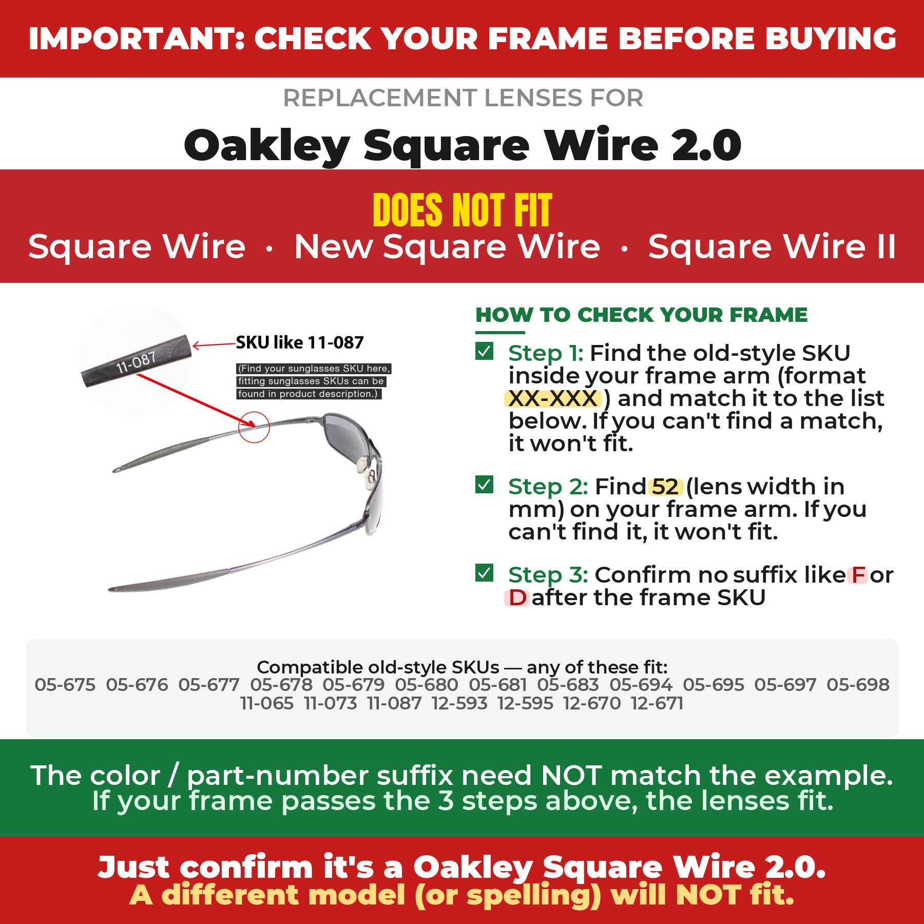 Verify your Oakley Square Wire 2.0 frame##shared
