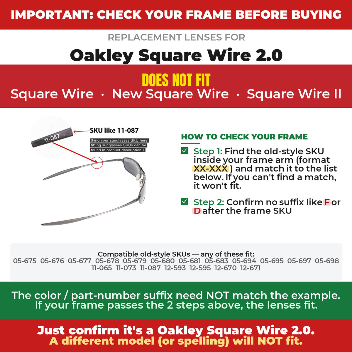 Verify your Oakley Square Wire 2.0 frame##shared